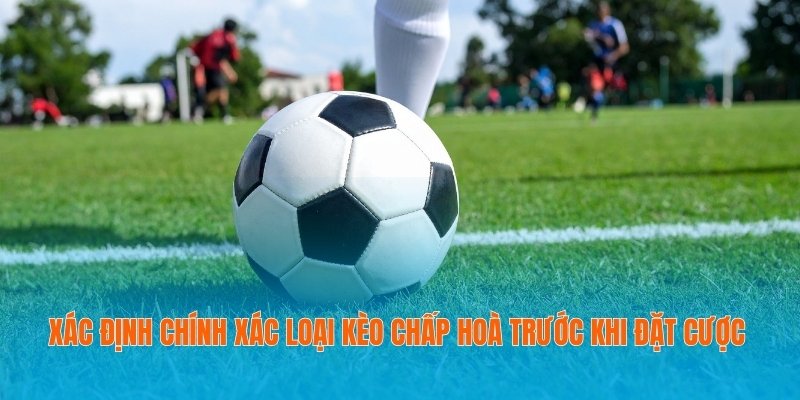 Kèo Chấp Hoà Chi Tiết - Hướng Dẫn Từ Cơ Bản Đến Nâng Cao 2 Xác định chính xác loại kèo chấp hoà trước khi đặt cược