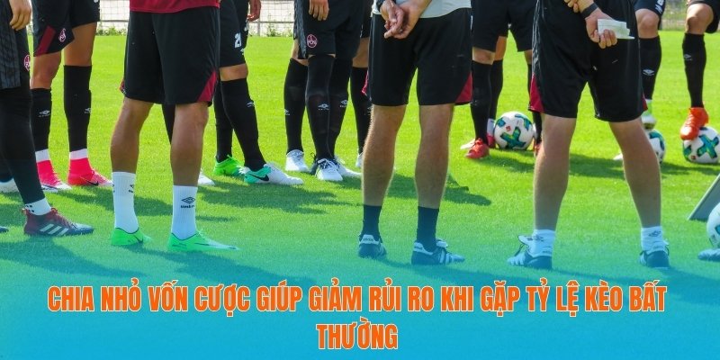 Tỷ Lệ Kèo Bất Thường - Cách Nhận Biết Biến Động Nhanh Chóng 4 Chia nhỏ vốn cược giúp giảm rủi ro khi gặp tỷ lệ kèo bất thường